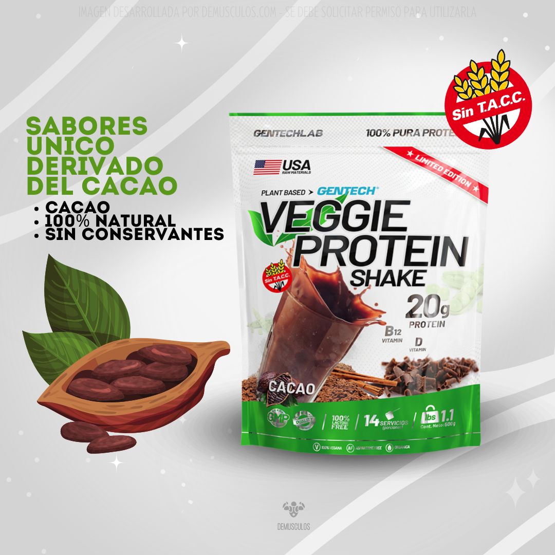 Veggie Protein 500 grs de Gentech