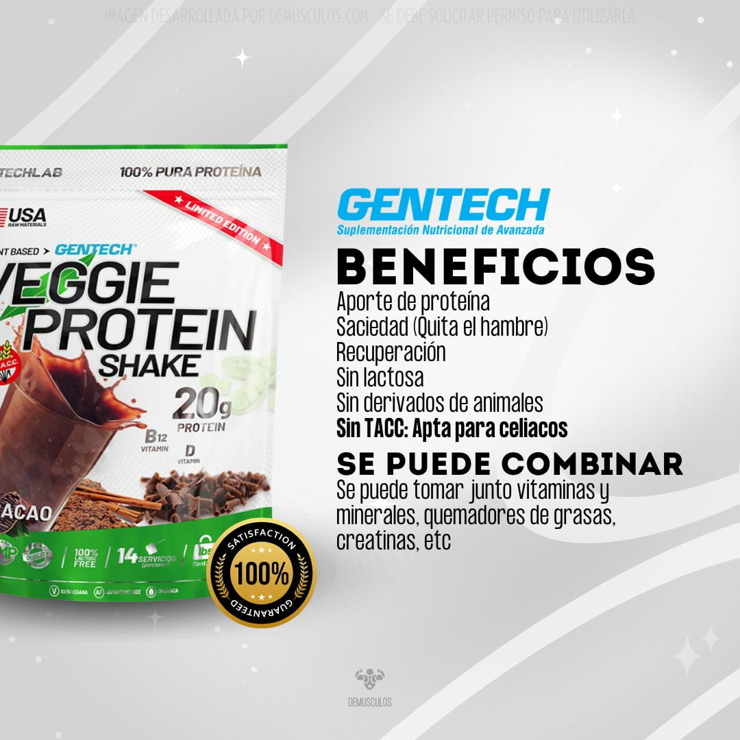 Veggie Protein 500 grs de Gentech