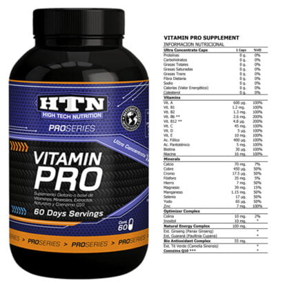 Vitamin Pro x60 de HTN