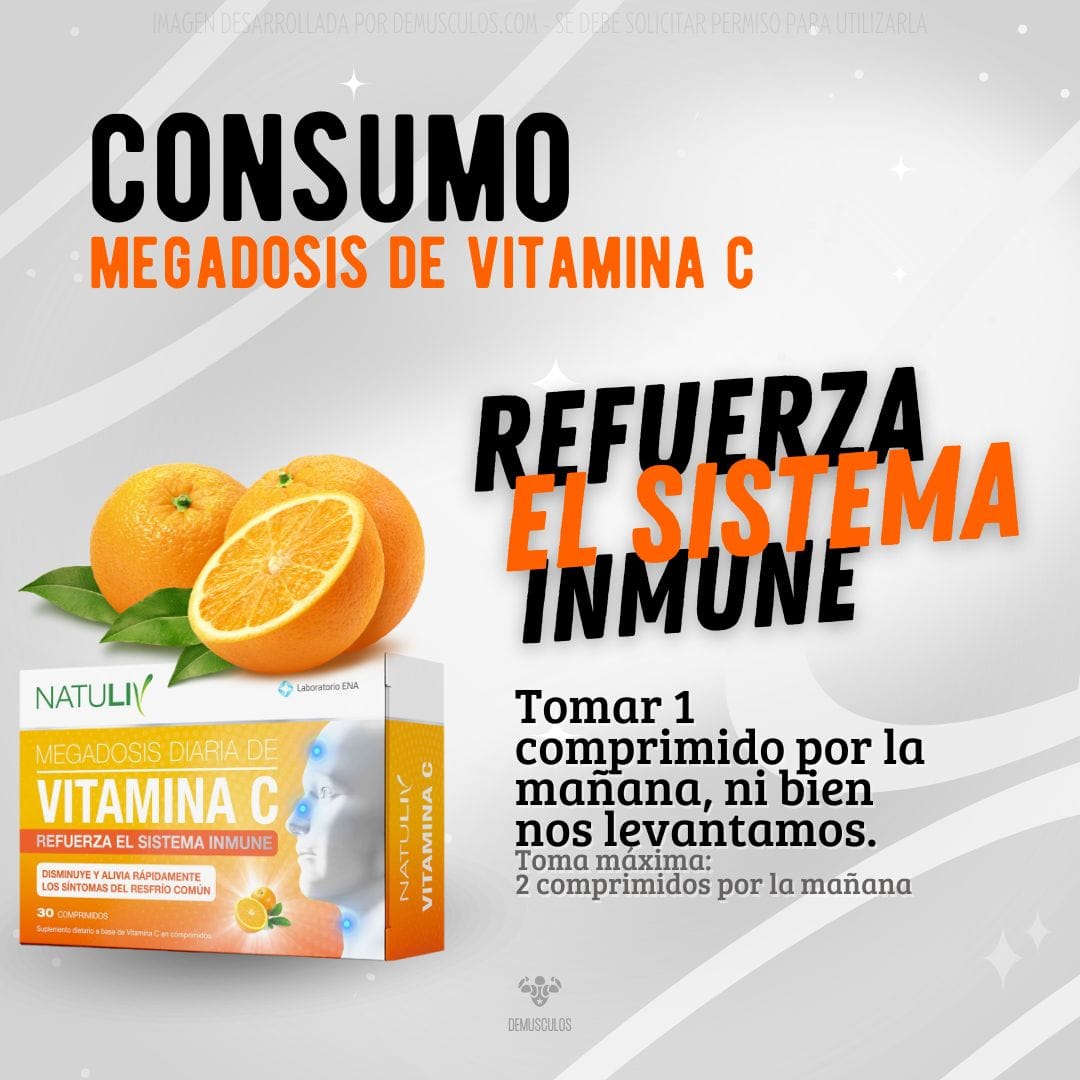 Vitamina C x 30 comprimidos Natuliv Ena sport