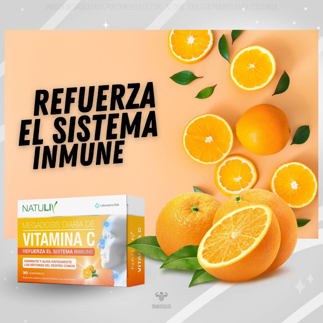 Vitamina C x 30 comprimidos Natuliv Ena sport