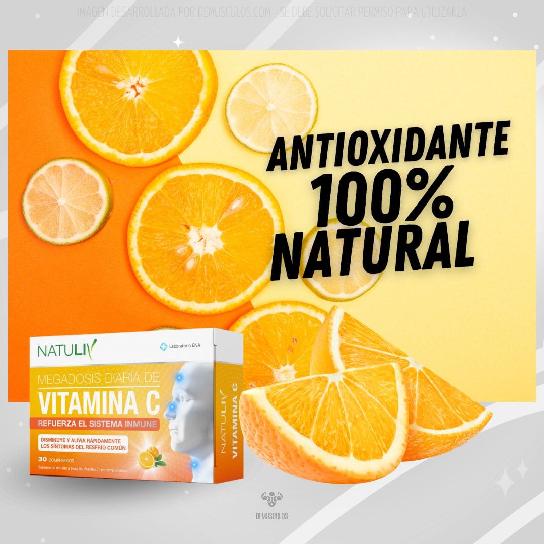 Vitamina C x 30 comprimidos Natuliv Ena sport