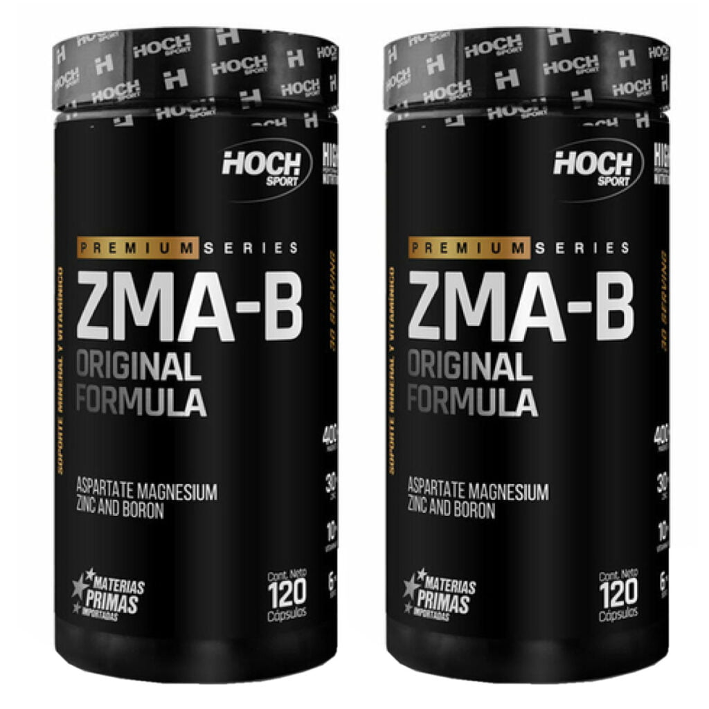 2 ZMA-B De Hoch Sport | 120 Cápsulas | Zinc | Magnesio