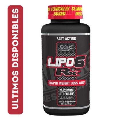 Quemador de grasas Lipo 6 RX de Nutrex