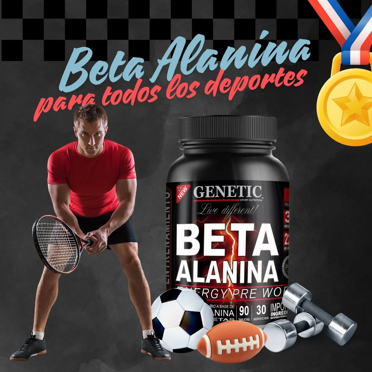 Beta Alanina x60 comprimidos