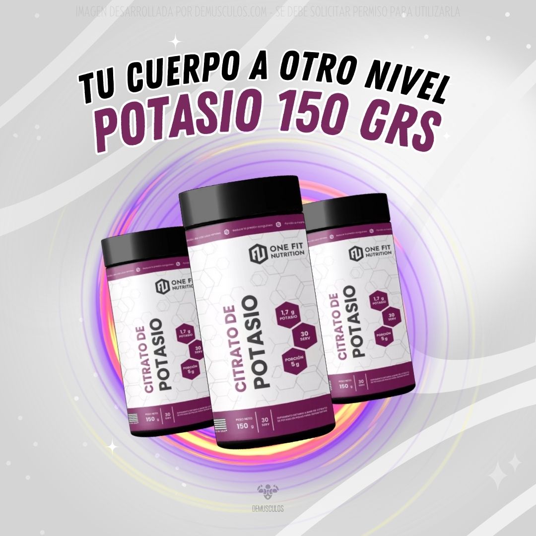 Citrato de potasio 150 grs One Fit