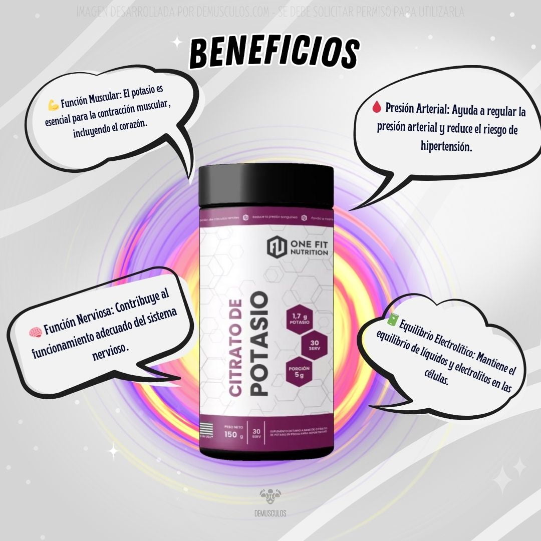 Citrato de potasio 150 grs One Fit