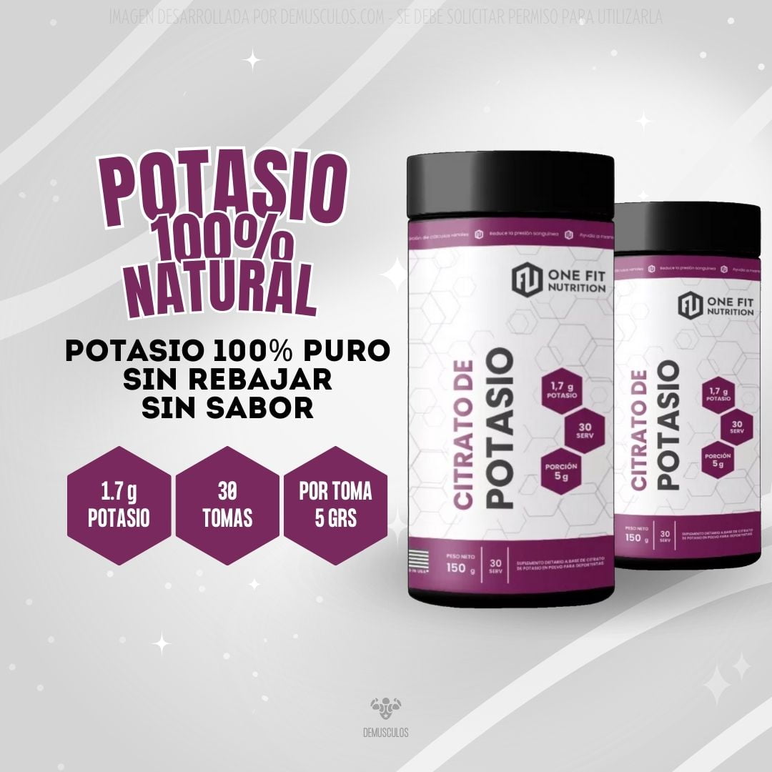 Citrato de potasio 150 grs One Fit