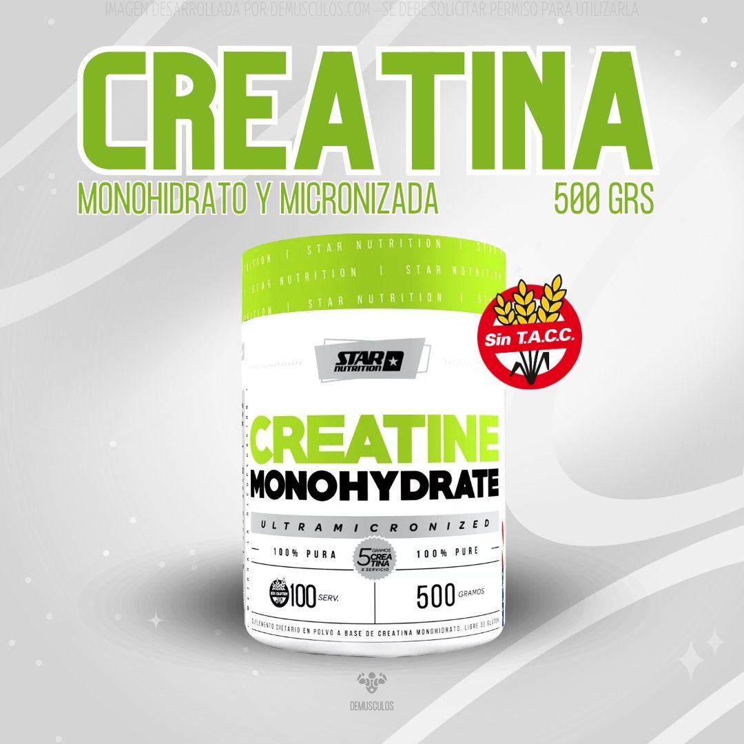 Presentación: Creatina 500 grs de Star Nutrition