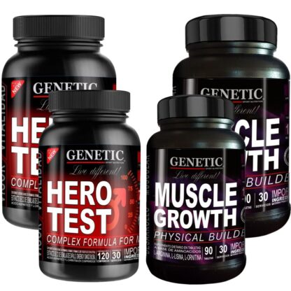 Combo x 2 meses: Hero Test + Muscle Growth